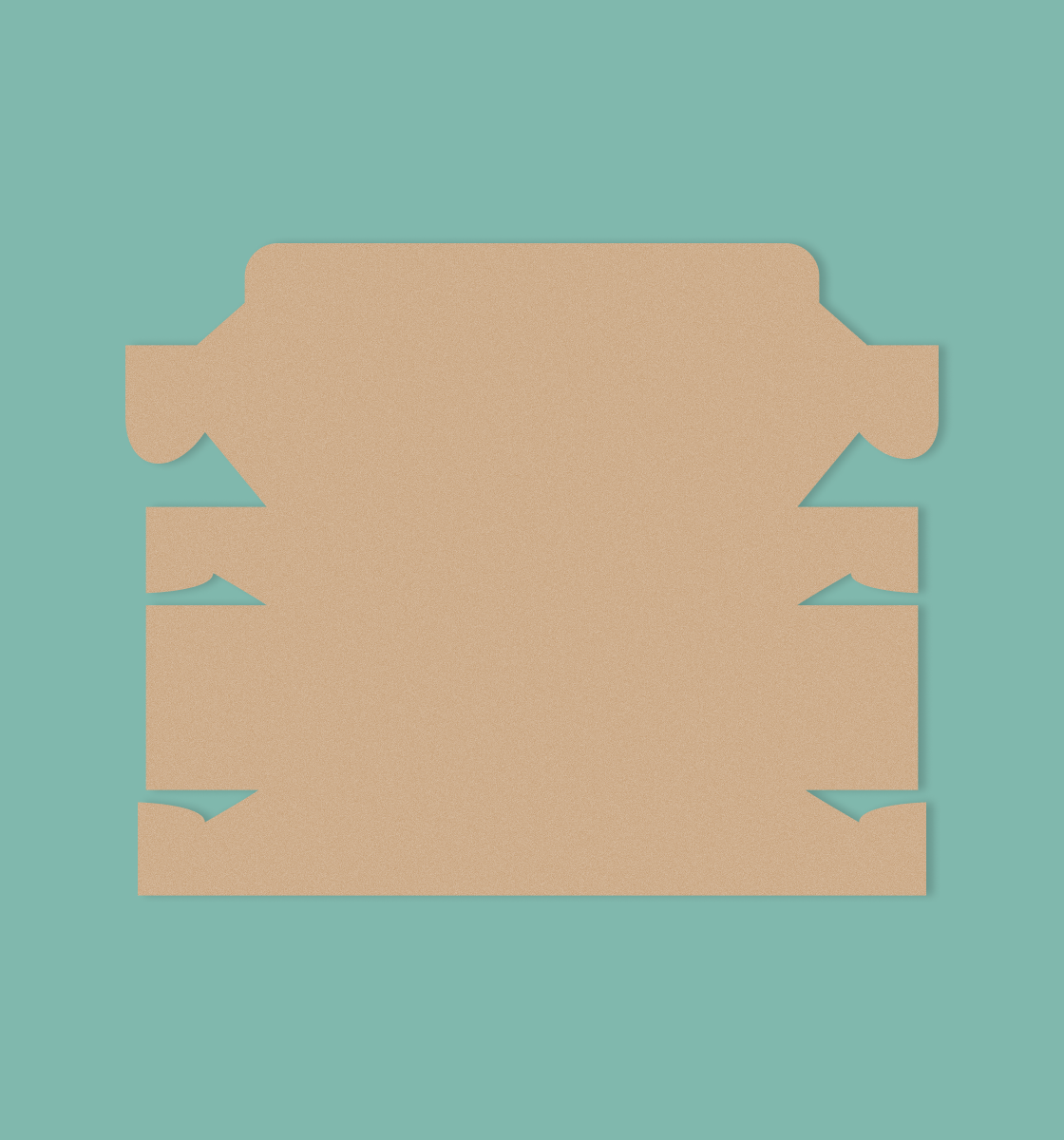 Kraft Roll Box - 8x3x3"
