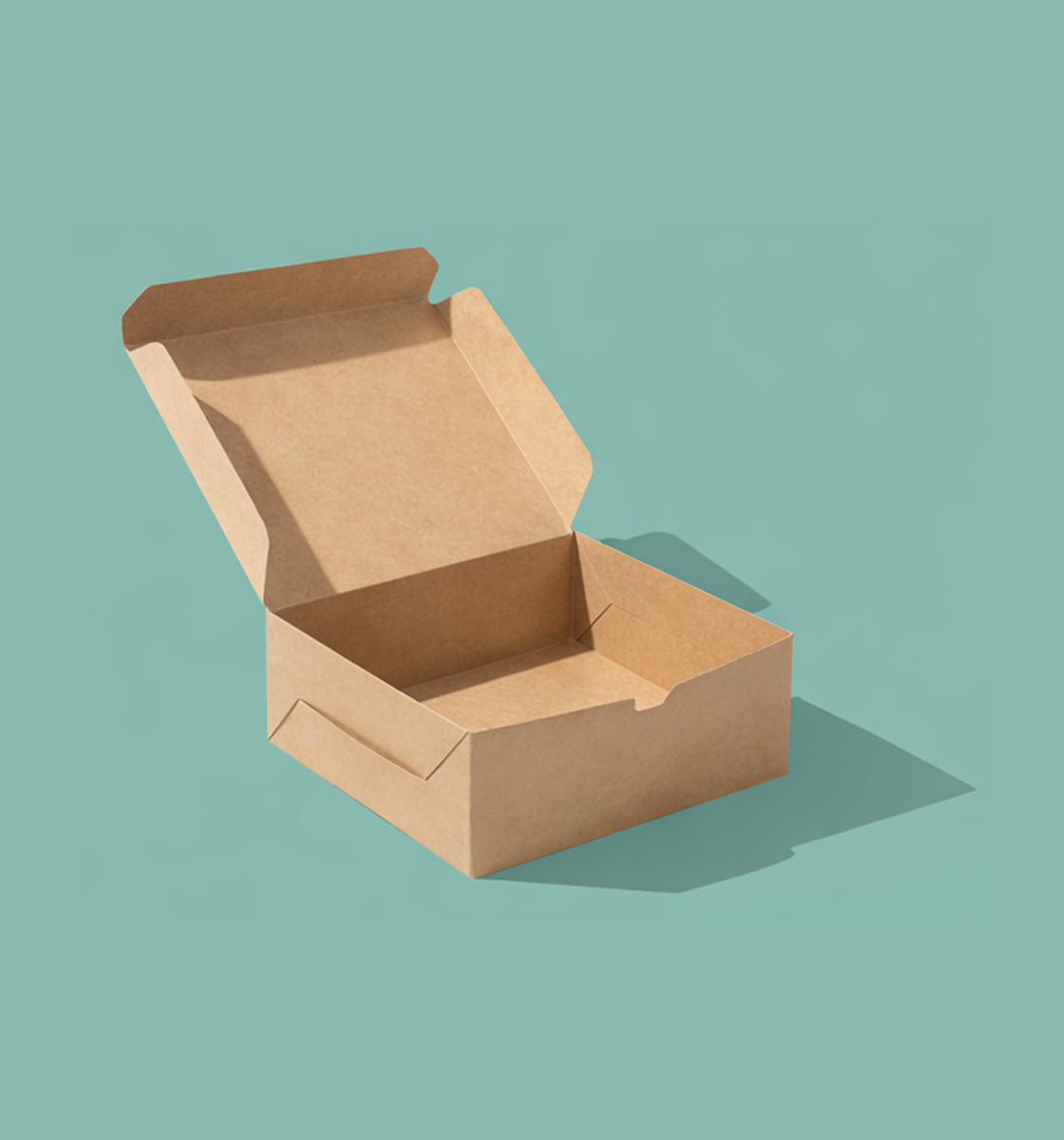Kraft Cake Box - 7 x 7 x 4