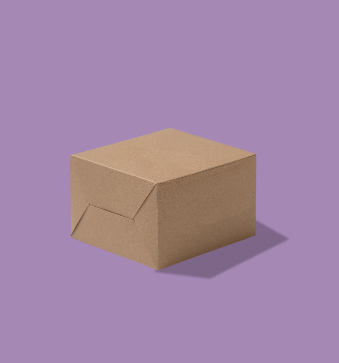 Kraft Burger Box - 6x5.5x4"