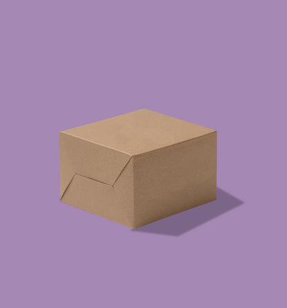 Kraft Burger Box - 6x5.5x4"