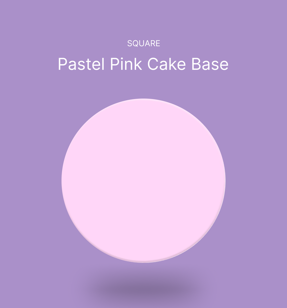 Color Round Cake Bases