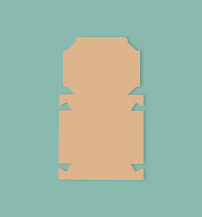 Kraft Cake Box - 7 x 7 x 4