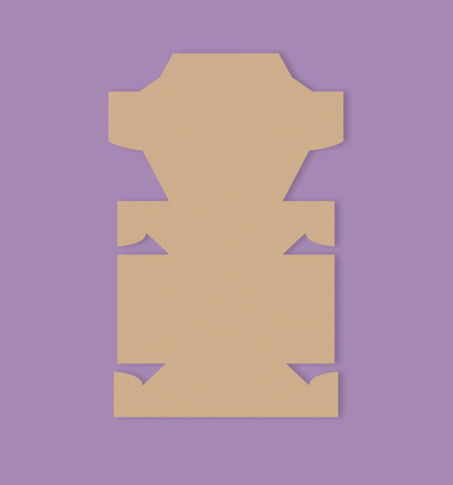 Kraft Burger Box - 6x5.5x4"
