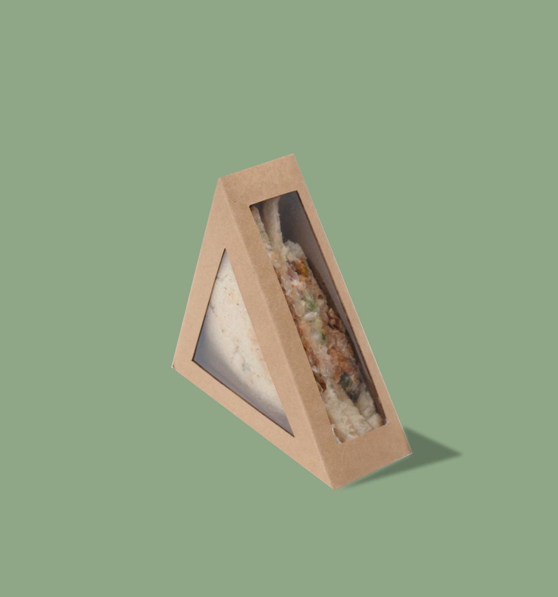 Sandwich Triangle Box With Window