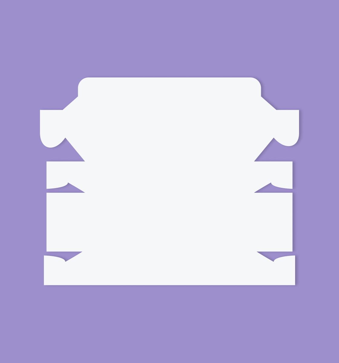 Roll Box - 8x3x3"
