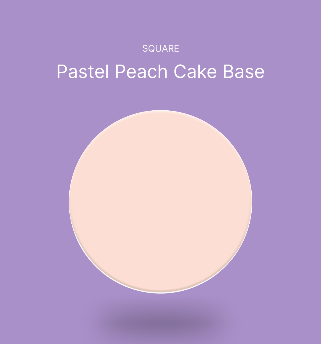 Color Round Cake Bases