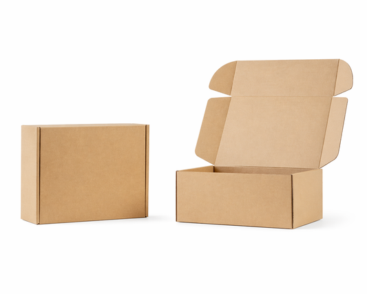 Plain Kraft Mailer Box (10 x 10 x 2)