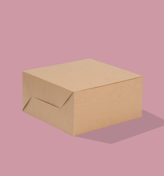 Kraft Cake Box - 8 x 8 x 5