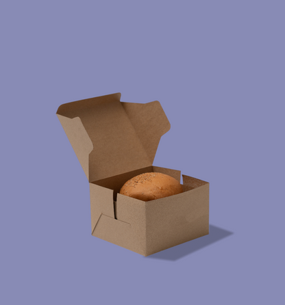 Kraft Burger Box - 5.5x4.5x3