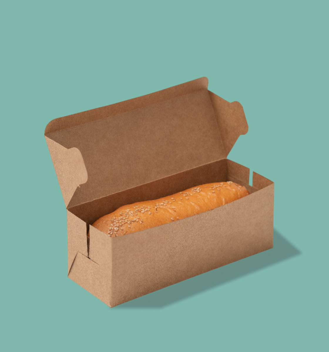 Kraft Roll Box - 8x3x3"