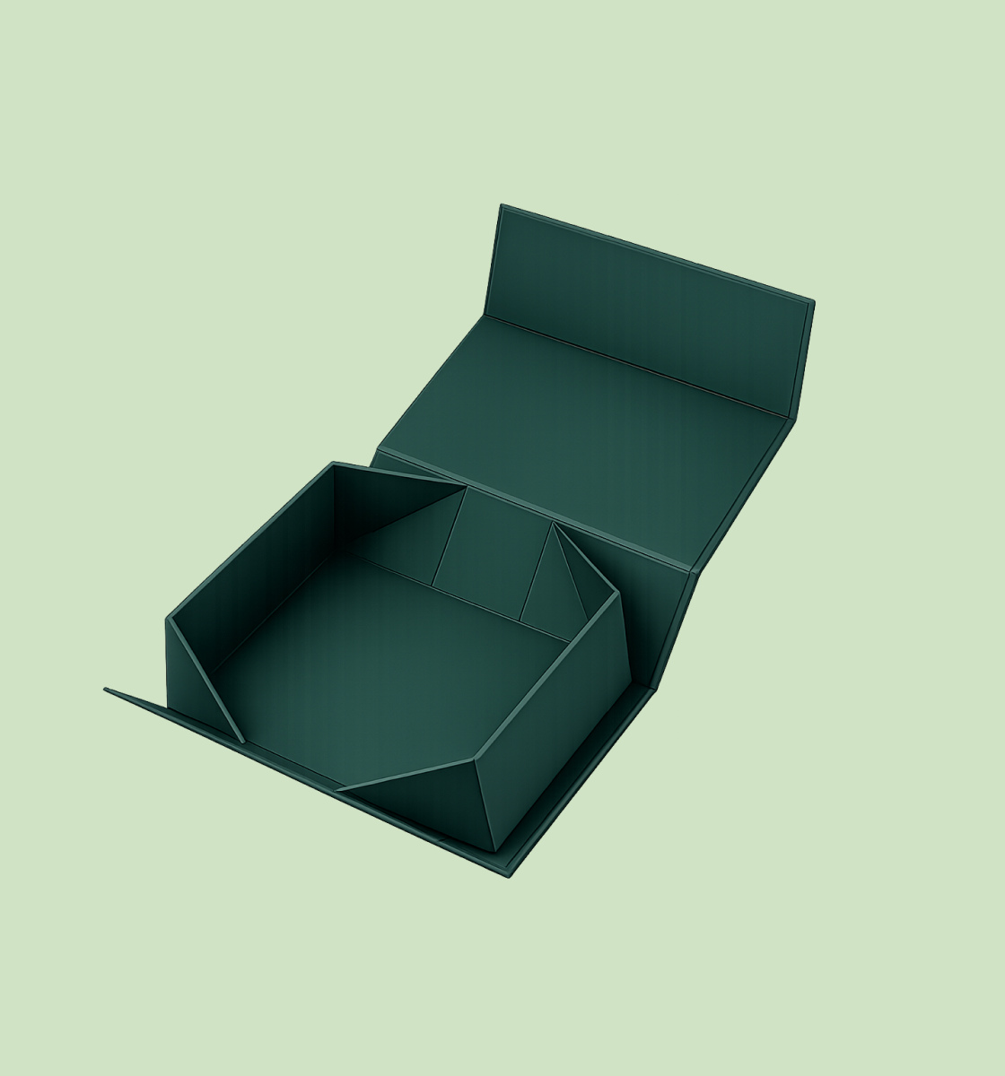 Plain Collapsible Rigid Boxes (10 x 10 x 4)
