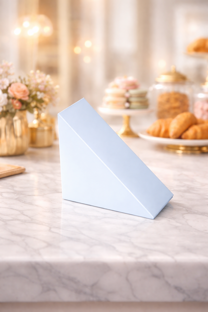Sandwich Triangle Box-White