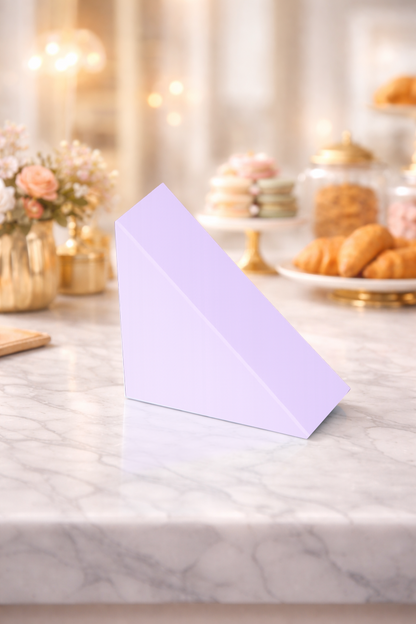Sandwich Triangle Box-White